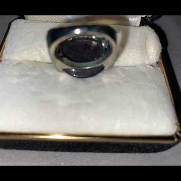 ART DECO AGATE RING - Picture 5 of 7